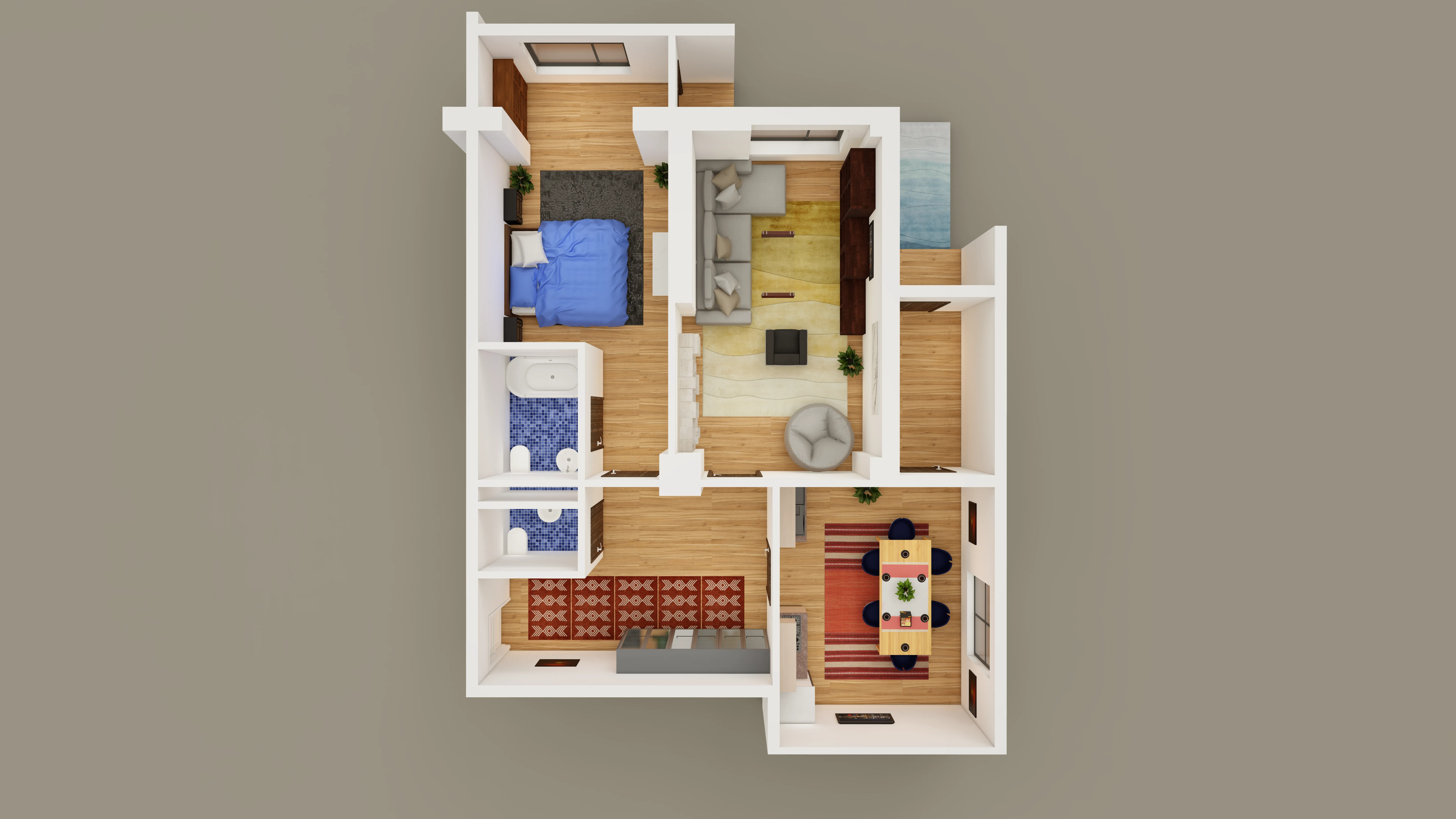 2-комнатная квартира 82.5 м²