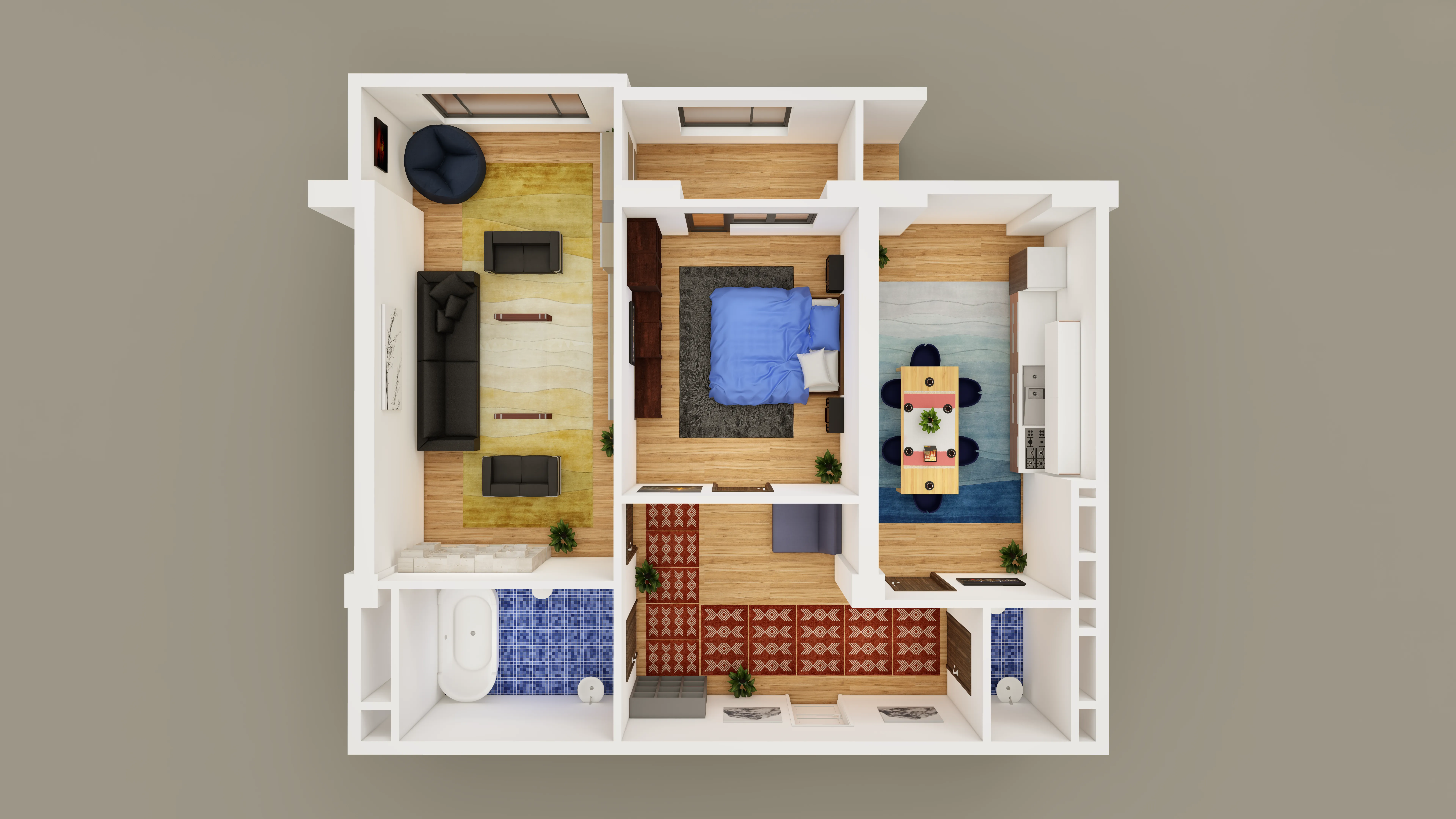 2-комнатная квартира 92.3 м²